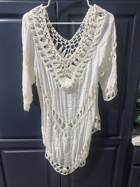 A'Reve white coverup S/m
